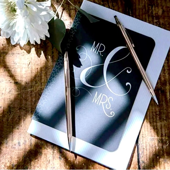 2 CROSS Silver Vintage Matching Pen Set